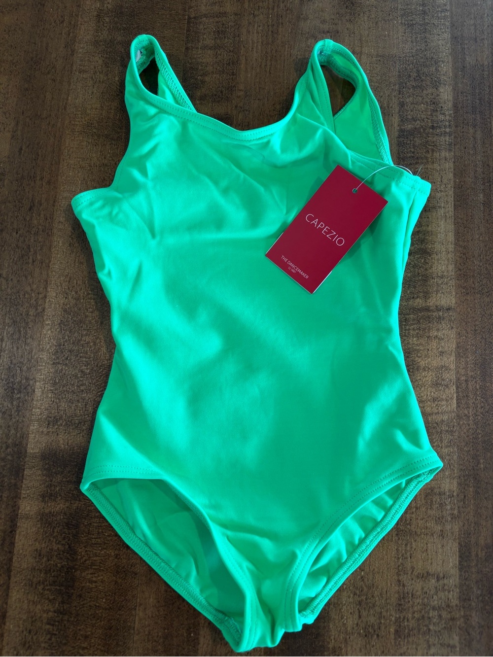 Capezio Girls' Green Tank leotard